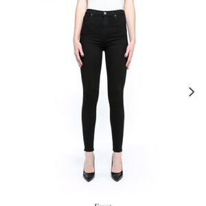 HARRIET SKINNY JEANS IN BLACK by OUTLAND DENIM size 24 NWT